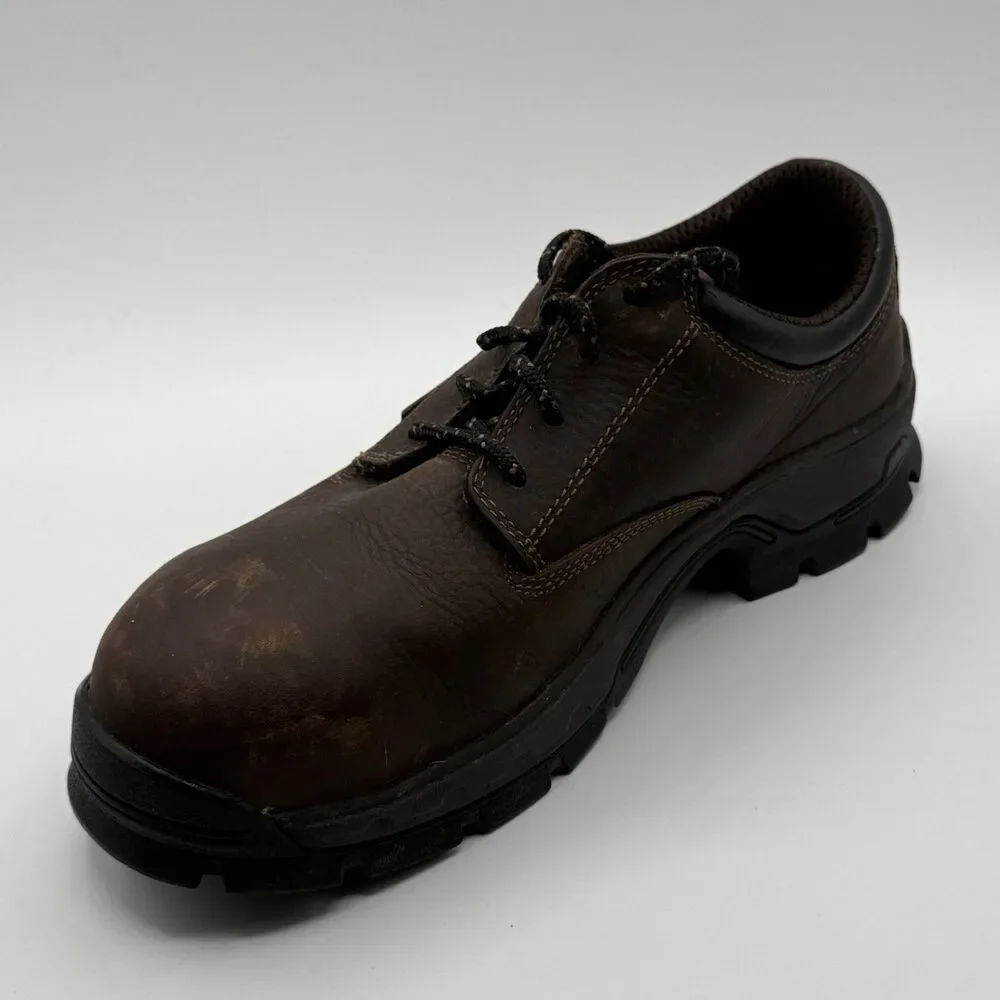 Timberland Pro Stockdale Alloy Safety Toe Waterproof Work Shoes Mens 9.5 M Brown